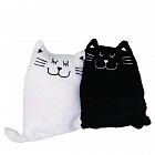 Подушка котики "Инь и Ян", 40х30 см