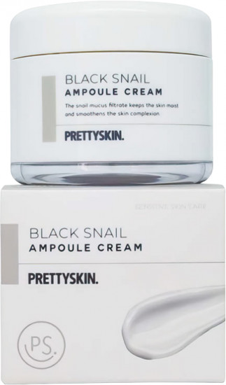 Крем для лица с муцином улитки «Black Snail Ampoule Cream»