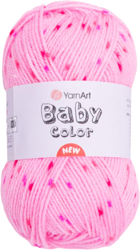 Пряжа для вязания «Baby color», 211 Ярко-розовый | Baby color | YarnArt