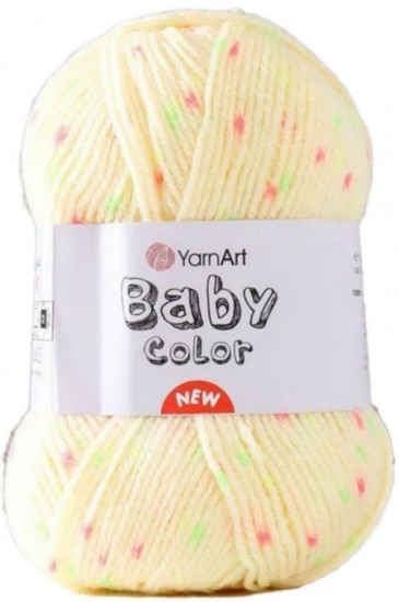 Пряжа для вязания «Baby color», 219 Желтый