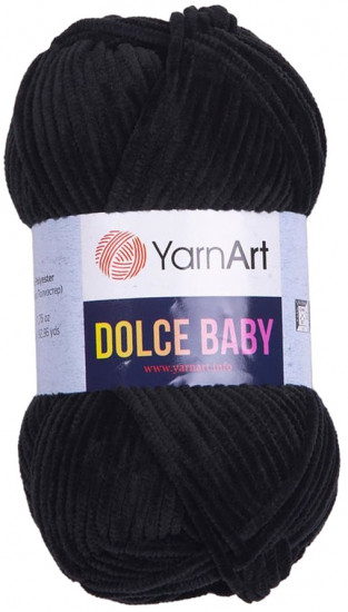 Пряжа для вязания «Dolce Baby», 742 Черный