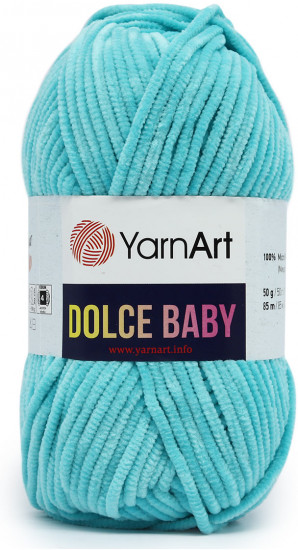 Пряжа для вязания «Dolce Baby», 746 Светлая бирюза