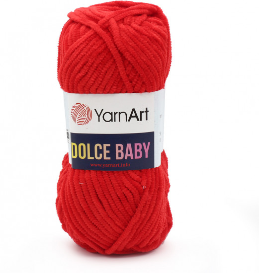 Пряжа для вязания «Dolce Baby», 748 Красный