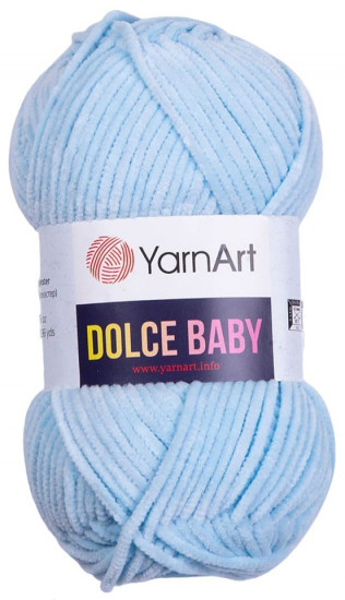 Пряжа для вязания «Dolce Baby», 749 Голубой