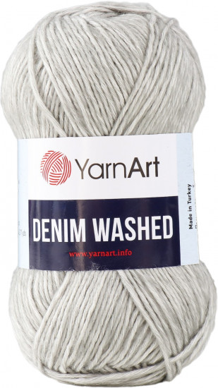 Пряжа для вязания «Denim Washed», 908 Светло-серый