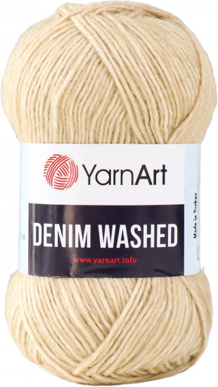 Пряжа для вязания «Denim Washed», 914 Светло-бежевый