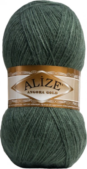 Пряжа для вязания «Angora Gold», 180 Зелёный миндаль