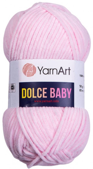 Пряжа для вязания «Dolce Baby», 781 Светло-розовый