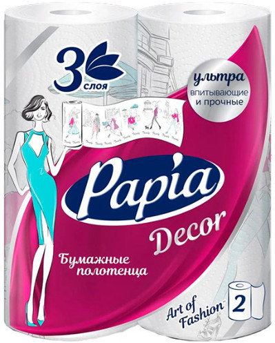 Полотенца бумажные «Decor»