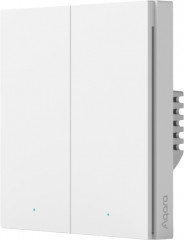 Выключатель двухклавишный Aqara Wall Switch H1