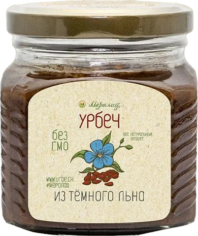 Урбеч из темного льна