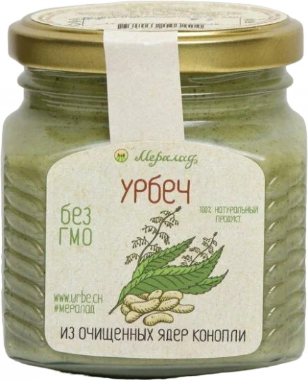 Урбеч из очищенных ядер конопли