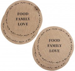 Набор салфеток «Food.Family.Love»