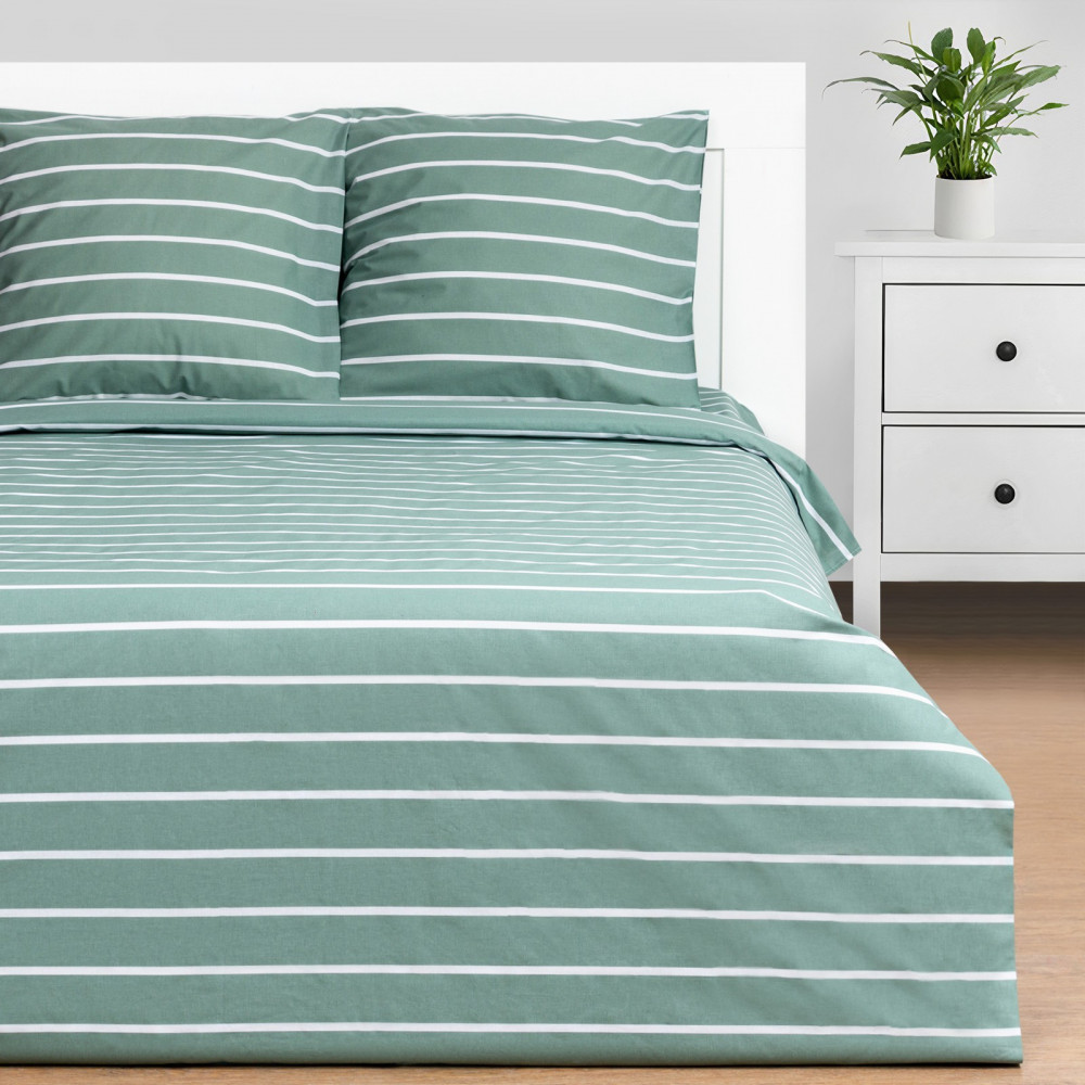 Комплект постельного белья «Mint stripes» | Stripes | Этель