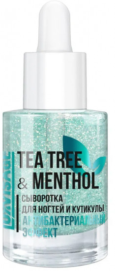 Сыворотка для ногтей и кутикулы с антибактериальным эффектом «Tea tree and menthol»