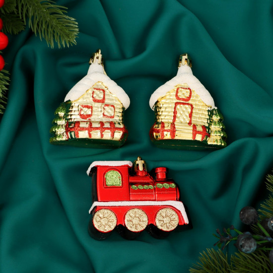 Набор украшений ёлочных «Новогоднее ассорти»