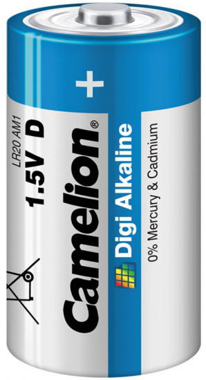 Набор батареек Camelion Digi Alkaline LR20-BP2DG