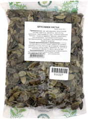 Брусники листья