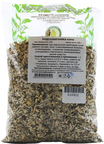 Подсолнечника корни