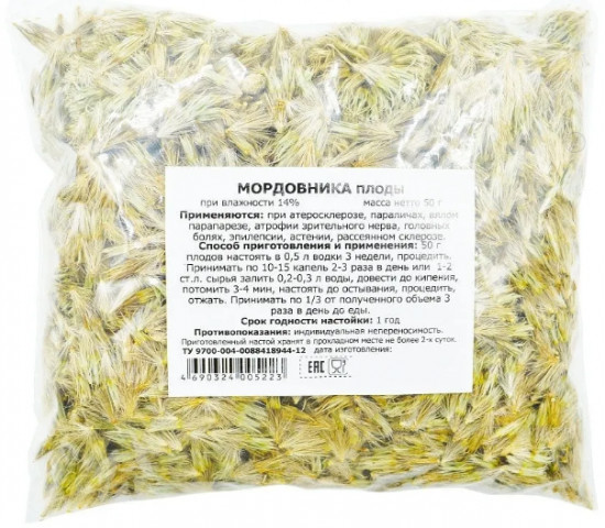 Мордовника плоды
