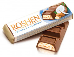 Батончик шоколадный  «Coconut & Almonds»