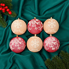 Набор шаров ёлочных «Ажур»