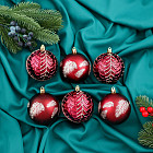 Набор шаров ёлочных «Сказочные узоры»