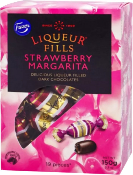 Конфеты «Liqueur Fills Strawberry Margarita» | Fazer