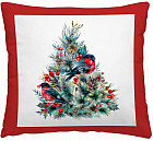 Подушка декоративная «Christmas bullfinches»