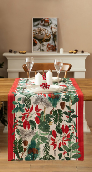 Скатерть-дорожка на стол «Merry and bright»