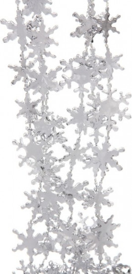 Бусы на ёлку «Снежинки»