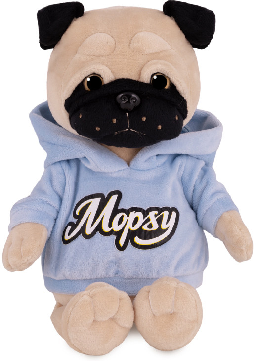 Игрушка мягкая «Мопс в худи» | Mopsy | MaxiToys