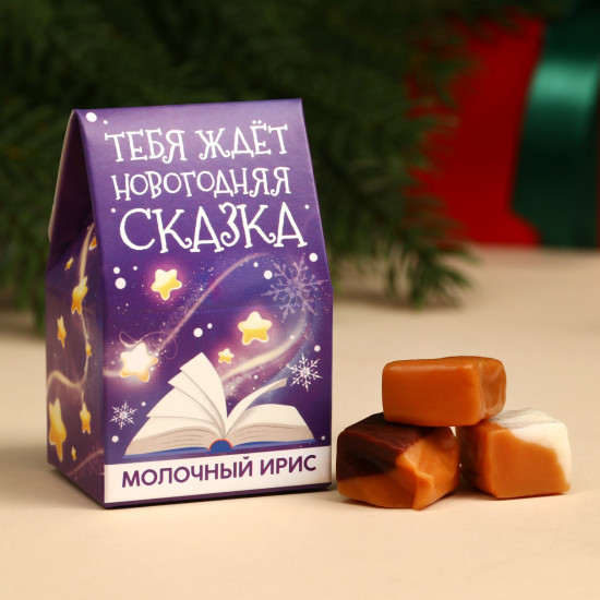 Ирис молочный «Тебя ждёт новогодняя сказка»