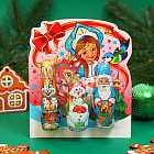 Набор изделий кондитерских «Дед Мороз, снеговик и кролик»