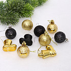 черный/золотой