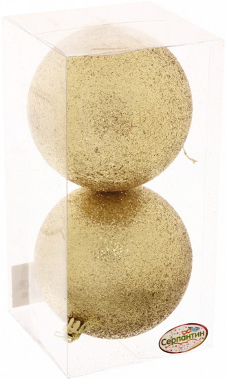 Набор шаров новогодних «Глиттер»