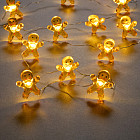 Гирлянда-нить с насадками «Пряничный человечек»