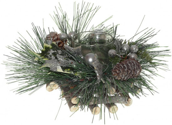 Подсвечник «Еловый венок»