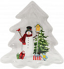 Блюдо «Лесные снеговики»