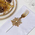 Набор для декора столовых предметов «Снежинка»