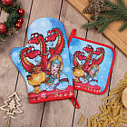 Набор прихваток «Чаепитие с драконом»