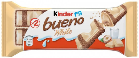 Батончик вафельный «Kinder Bueno White»