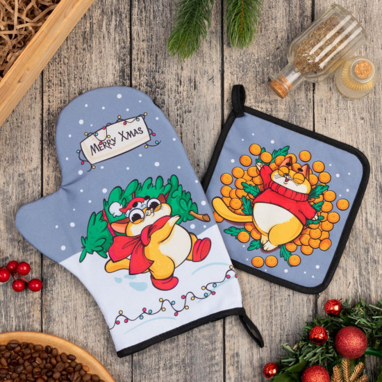 Набор прихваток «Merry Xmas»