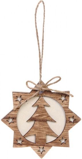 Подвеска на ёлку «Снежинка — Ёлочка»