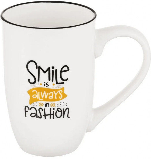 Кружка «Smile is always in fashion»