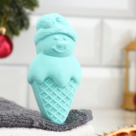 Бомбочка для ванны с ароматом лаванды «Снеговик»