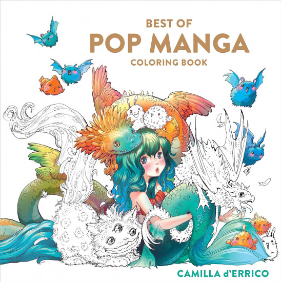 Best Of Pop Manga Coloring Book