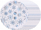 Набор тарелок «Снежные искры»