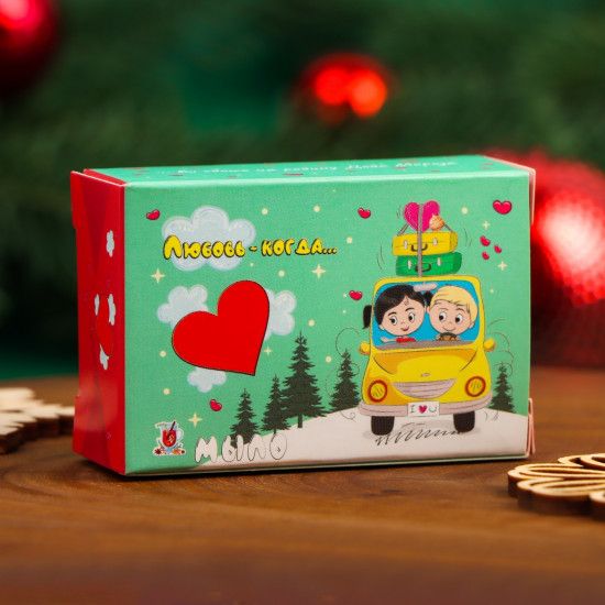 Новогоднее фигурное мыло «Love is»