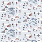 Бумага оберточная «Веселый Новый год»